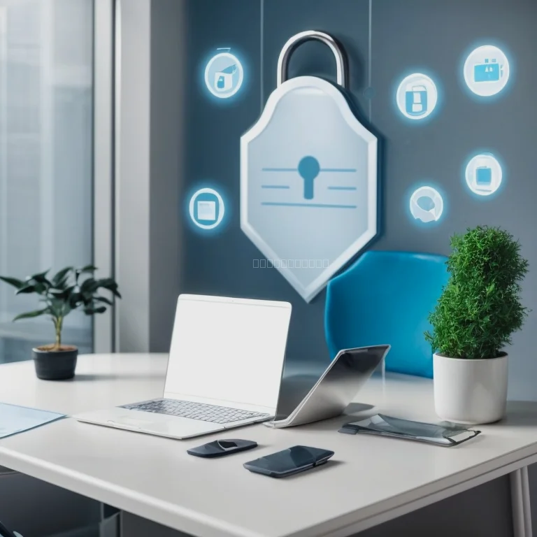 Illustration eines sicheren Kontos